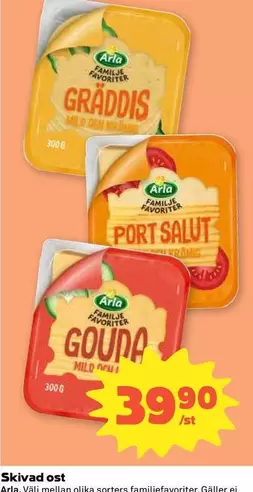 Arla - GRÄDDIS, PORT SALUT, GOUDA