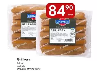 lindvalls - Grillkorv