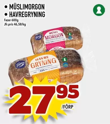 Fazer - MÜSLIMORGON HAVREGRYNING