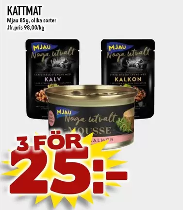 mjau - Kattmat