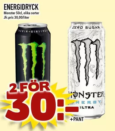 Monster - ENERIGIDRYCK