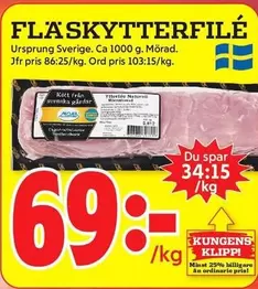 FLÄSKYTTERFILÉ