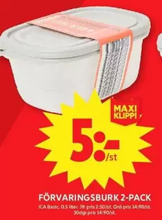 FÖRVÄRINGSBURK 2-PACK