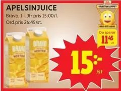Bravo - APELSINJUICE