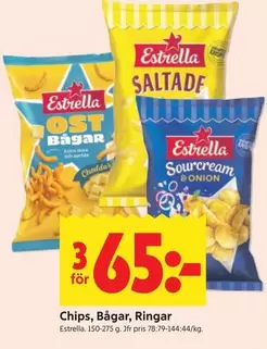 Estrella - Chips, Bågar, Ringar