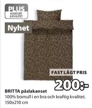 BRITTA påslakanset