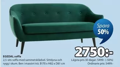 EGEDAL soffa