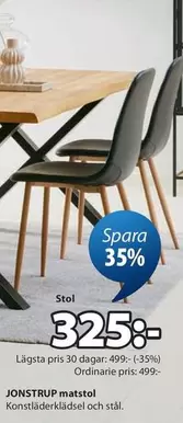 JONSTRUP matstol