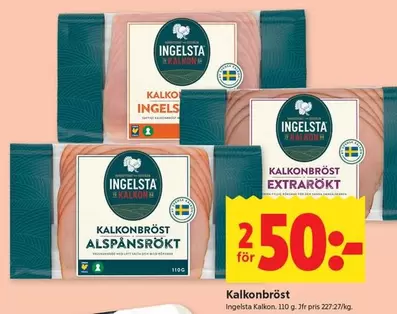 Ingelsta kalkon - Kalkonbröst