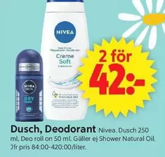 Nivea - Dusch, Deodorant