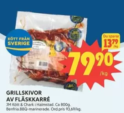 GRILLSKIVOR AV FLÄSKKARRÉ