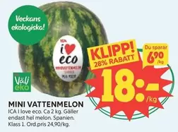 EKO - MINI VATTENMELON