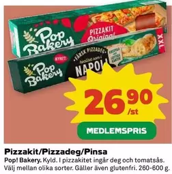 Pop bakery - Pizzakit