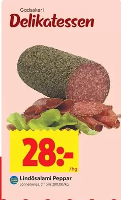 Lönneberga - Lindösalami Peppar