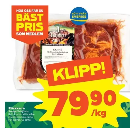 Dafgård - Fläskkarré