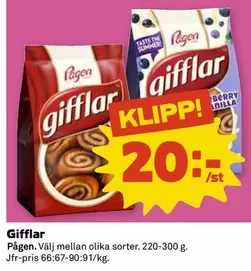 Pågen - Gifflar