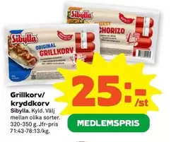 Grillkorv/kryddkorv