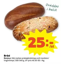Bonjour - Bröd