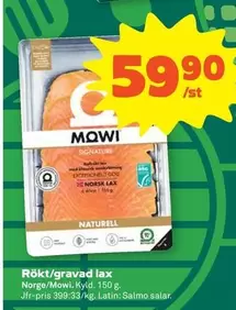 Rökt/gravad lax