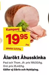 Ålarrökt Åhus­skinka