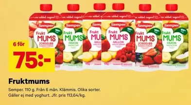 semper - Fruktmums