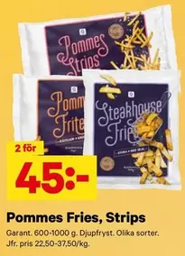 Garant - Pommes Fries, Strips