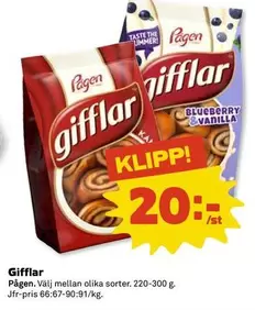 Pågen - Gifflar