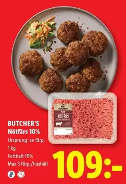 Nötfärs 10%