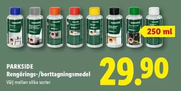 Rengörings-/borttagningsmedel