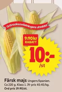 Färsk majs