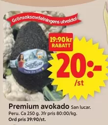Premium avokado