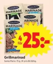 Santa Maria - Grillmarinerad
