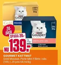 Gourmet - Gold Mousse, Perle Mini Fillets i sås