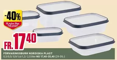 Nordiska Plast - FÖRVÄRINGSBURK