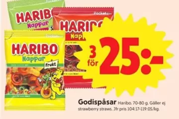 Haribo - Godispåsar