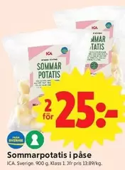 Sommarpotatis i påse