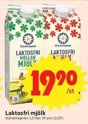 Skånemejerier - Laktosfri mellanmjölk