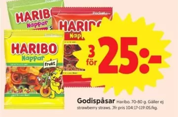 Haribo - Godispåsar