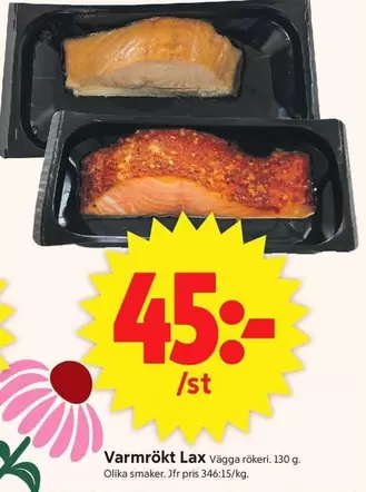 Varmrökt Lax