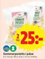 Sommarpotatis i påse