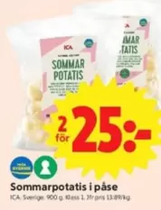 Sommarpotatis i påse