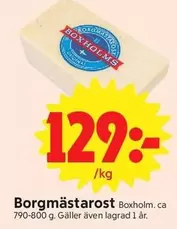 Boxholms - Borgmästarost