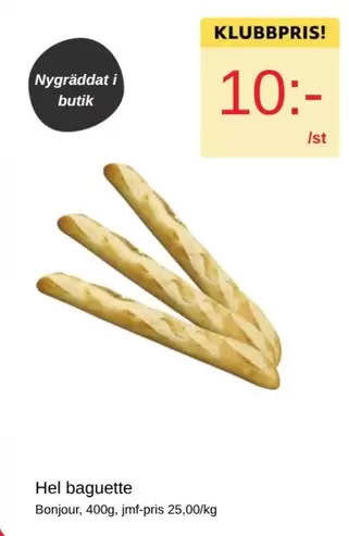 Bonjour - Hel baguette
