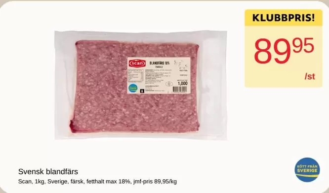 Scan - Svensk blandfärs