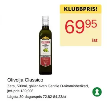 Zeta - Olivolja Classico