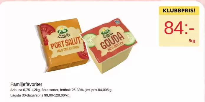 Arla - Familjefavoriter