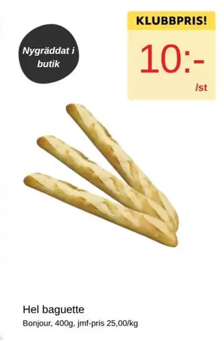 Bonjour - Hel baguette