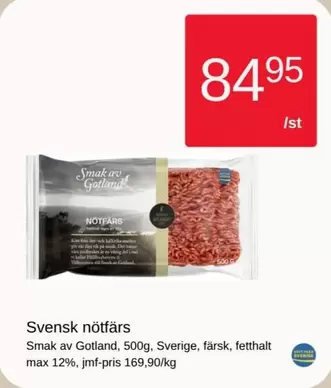 Svensk nötfärs