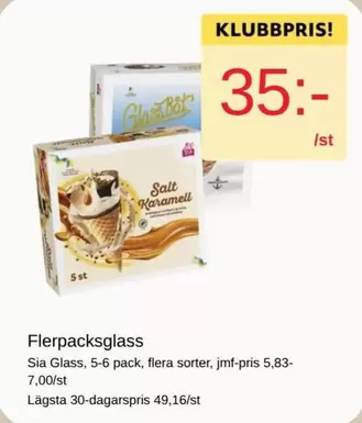 SIA Glass - Flerpacksgals