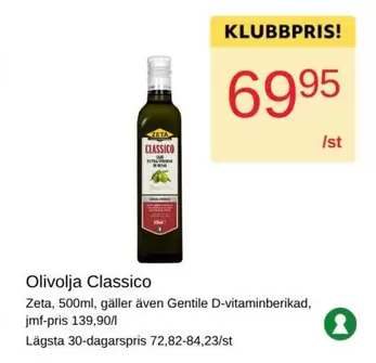 Zeta - Olivolja Classico